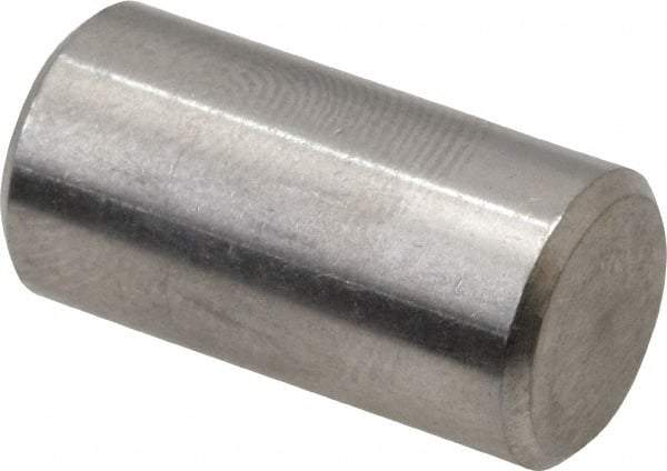 Value Collection - 3/8" Diam x 3/4" Pin Length 316 Stainless Steel Standard Dowel Pin - Bright Finish, 2 Beveled End - Makers Industrial Supply