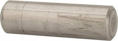 Value Collection - 3/8" Diam x 1-1/4" Pin Length 316 Stainless Steel Standard Dowel Pin - Bright Finish, 2 Beveled End - Makers Industrial Supply