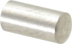 Value Collection - 3mm Diam x 6mm Pin Length 316 Stainless Steel Standard Dowel Pin - Bright Finish, 1 Rounded End - Makers Industrial Supply