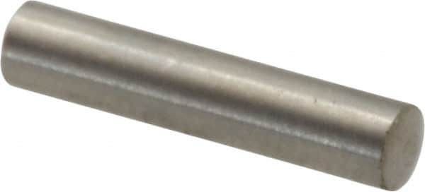 Value Collection - 3mm Diam x 14mm Pin Length 316 Stainless Steel Standard Dowel Pin - Bright Finish, 1 Rounded End - Makers Industrial Supply