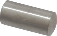 Value Collection - 5mm Diam x 10mm Pin Length 316 Stainless Steel Standard Dowel Pin - Bright Finish, 1 Rounded End - Makers Industrial Supply