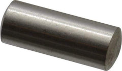 Value Collection - 5mm Diam x 12mm Pin Length 316 Stainless Steel Standard Dowel Pin - Bright Finish, 1 Rounded End - Makers Industrial Supply