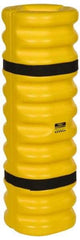 Eagle - 13" Wide x 13" Deep x 42" High, High Density Polyethylene Column Protector - Fits 4 to 6" Columns, Yellow - Makers Industrial Supply