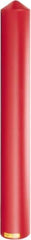 Eagle - 7-1/4" Wide x 7-1/4" Deep x 56" High, 6" Bollard Cover - Red, High Density Polyethylene, 6 Lb, Smooth Surface - Makers Industrial Supply