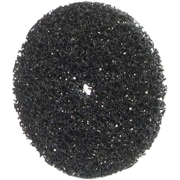 Merit Abrasives - 6" Very Coarse Grade Deburring Disc - 1/2" Center Hole, Arbor Connection, 4,000 Max RPM - Makers Industrial Supply