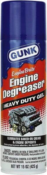 Gunk - Hydrocarbon Fluid Engine Cleaner/Degreaser - 22 oz Aerosol Can - Makers Industrial Supply