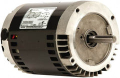 US Motors - 2 Max hp, 1,800 Max RPM, Single Cap Start-Cap Run Electric AC DC Motor - 115/208-230 V Input, Single Phase, 56C Frame, 5/8" Shaft Diam, C-Face Mount, ODP Enclosure - Makers Industrial Supply