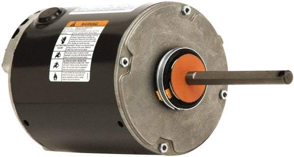 US Motors - 1 Max hp, 850 Max RPM, Polyphase Electric AC DC Motor - 575 V Input, Single Phase, 56YZ Frame, 5/8" Shaft Diam, Belly Band Mount, ODP Enclosure - Makers Industrial Supply