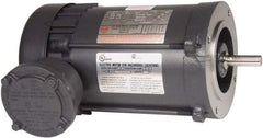 US Motors - 1/2 Max hp, 1,200 Max RPM, Single Cap Start Electric AC DC Motor - 115/230 V Input, Single Phase, 56H Frame, 5/8" Shaft Diam, Rigid Base Mount, TEFC Enclosure - Makers Industrial Supply