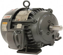 US Motors - 1/3 Max hp, 3,600 Max RPM, Single Cap Start Electric AC DC Motor - 115/208-230 V Input, Single Phase, 56 Frame, 5/8" Shaft Diam, Rigid Base Mount, TEFC Enclosure - Makers Industrial Supply