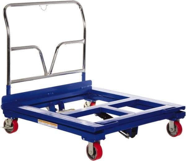 Vestil - 2,500 Lb Capacity Post Tilt Truck - 10" to 23" Lift Height, 42-1/4" Platform Length x 40" Platform Width - Makers Industrial Supply