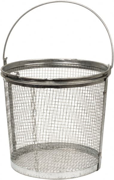 Bio-Circle - Parts Washer Basket - 209.55mm High x 228.6mm Wide x 228.6mm Long, Use with Bio-Circle Parts Washing Systems - Makers Industrial Supply