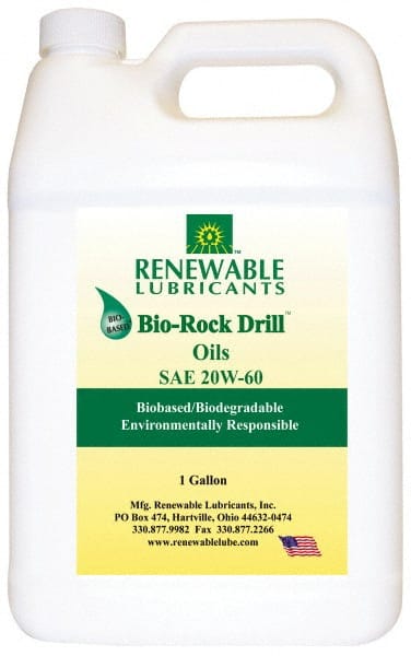 1 Gallon Bottle, ISO 150, SAE 20W-60, Rock Drill Oil -11 to 250°F, Viscosity (cSt) 147 at 40°C, 26.1 at 100°C