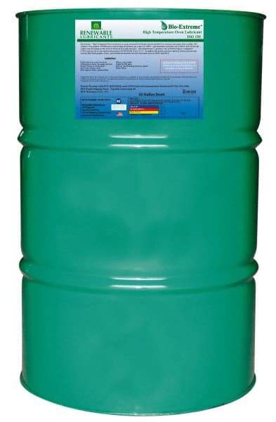 Renewable Lubricants - 55 Gal Drum Synthetic/Graphite Lubricant - White, -28°F to 2,000°F, Food Grade - Makers Industrial Supply