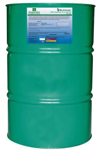 Renewable Lubricants - 55 Gal Drum Synthetic/Graphite Lubricant - White, -28°F to 2,000°F, Food Grade - Makers Industrial Supply