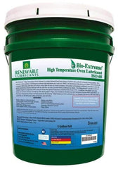 Renewable Lubricants - 5 Gal Pail Synthetic/Graphite Lubricant - White, -28°F to 2,000°F, Food Grade - Makers Industrial Supply