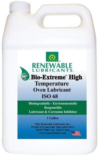 Renewable Lubricants - 1 Gal Bottle Synthetic/Graphite Penetrant/Lubricant - White, -28°F to 2,000°F, Food Grade - Makers Industrial Supply