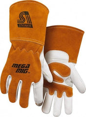 Steiner - Size L Cotton Lined Goatskin Welding Glove - 12" OAL - Makers Industrial Supply