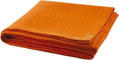 Steiner - 6' High x 8' Wide Fiberglass Welding Blanket - Orange, Grommet - Makers Industrial Supply