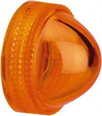 Schneider Electric - Round Pilot and Indicator Light Lens - Amber - Makers Industrial Supply