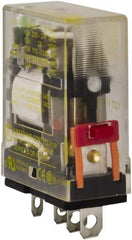 Square D - 1 hp at 240 Volt & 1/2 hp at 120 Volt, Electromechanical Plug-in General Purpose Relay - 12 Amp at 240 VAC, SPDT, 120 VAC at 50/60 Hz - Makers Industrial Supply