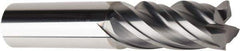 American Tool Service - 5/8", 1-3/4" LOC, 5/8" Shank Diam, 3-1/2" OAL, 4 Flute, Solid Carbide Square End Mill - Single End, AlCrN Finish, Spiral Flute, Variable° Helix, Centercutting, Right Hand Cut, Right Hand Flute - Makers Industrial Supply