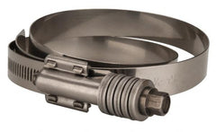 Value Collection - 6-1/4 to 7-1/8" Hose, 5/8" Wide x 0.7" Thick, Constant Torque Clamp - 6-1/4 to 7-1/8" Diam, Grade 301 & 410 Stainless Steel Screw - Makers Industrial Supply