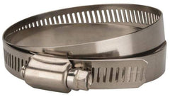 Value Collection - SAE Size 88, 4 to 6" Diam, Stainless Steel/Carbon Steel Worm Drive Clamp - 1/2" Wide, Material Grade 201 - Makers Industrial Supply