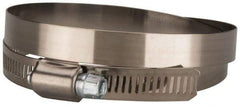 Value Collection - SAE Size 116, 5-3/4 to 7-3/4" Diam, Stainless Steel/Carbon Steel Worm Drive Clamp - 1/2" Wide, Material Grade 201 - Makers Industrial Supply