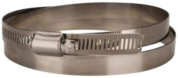 Value Collection - SAE Size 212, 11-3/4 to 13-3/4" Diam, Stainless Steel Worm Drive Clamp - 1/2" Wide, Material Grade 201 - Makers Industrial Supply