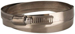 Value Collection - SAE Size 270, 15-3/8 to 17-3/8" Diam, Stainless Steel Worm Drive Clamp - 1/2" Wide, Material Grade 201 - Makers Industrial Supply