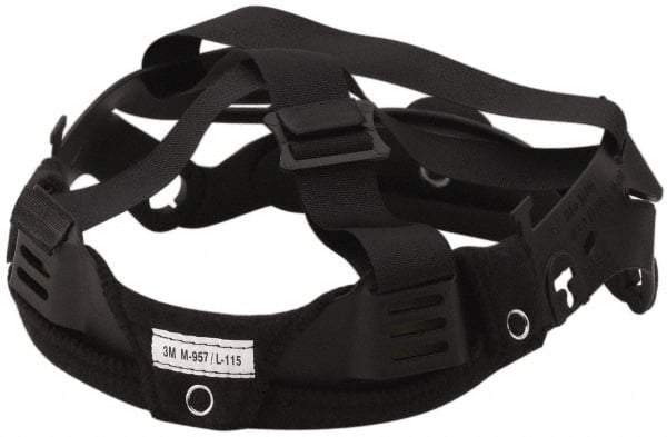 3M - Head Suspension for PAPR/SAR Headgear - Black, Compatible with M-100 Series Faceshields - Makers Industrial Supply