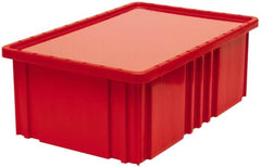 Quantum Storage - 10.9" Wide, Clear Bin Dust Cover - Use with DG92035,DG92060, DG92080 - Makers Industrial Supply