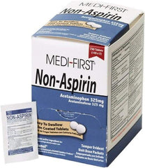 Medique - Original Flavor Medi-First Non-Aspirin Tablets - Headache & Pain Relief - Makers Industrial Supply