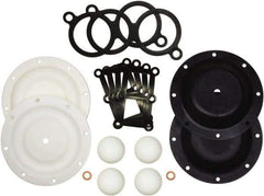 SandPIPER - 1" Pump, Buna-N Fluid Section Repair Kit - For Use with Diaphragm Pumps - Makers Industrial Supply