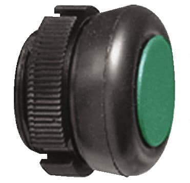 Square D - Pushbutton Switch Head - Green, Round Button - Makers Industrial Supply