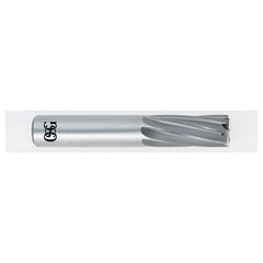 ‎1/4″ Dia. × 1/4″ Shank × 3/4″ DOC × 2-1/2″ OAL, Carbide, Bright, 6 Flute, Square, Solid End Mill - Makers Industrial Supply