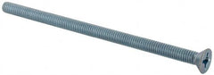 Value Collection - 5/16-18 UNC, 6" OAL Phillips Drive Machine Screw - Flat Head, Grade J82 Steel, Zinc-Plated Finish, Without Washer - Makers Industrial Supply