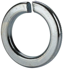 Value Collection - M30, 30.5mm ID, 48.2mm OD, 6mm Thick Split Lock Washer - Grade 8 Spring Steel, Zinc-Plated Finish, 30.5mm Min ID, 31.7mm Max ID - Makers Industrial Supply