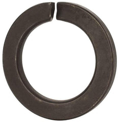 Value Collection - M39, 39.5mm ID, 61.2mm OD, 6mm Thick Split Lock Washer - Grade 8 Spring Steel, Uncoated, 39.5mm Min ID, 40.7mm Max ID - Makers Industrial Supply