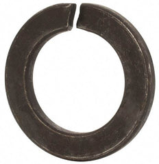 Value Collection - M42, 42.5mm ID, 68.2mm OD, 7mm Thick Split Lock Washer - Grade 8 Spring Steel, Uncoated, 42.5mm Min ID, 43.7mm Max ID - Makers Industrial Supply