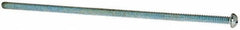 Value Collection - #10-24 UNC, 6" Length Under Head Phillips Drive Machine Screw - Round Head, Grade J82 Steel, Zinc-Plated Finish, Without Washer - Makers Industrial Supply