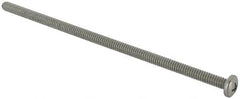 Value Collection - #10-24 UNC, 5" Length Under Head Phillips Drive Machine Screw - Pan Head, Grade J82 Steel, Zinc-Plated Finish, Without Washer - Makers Industrial Supply