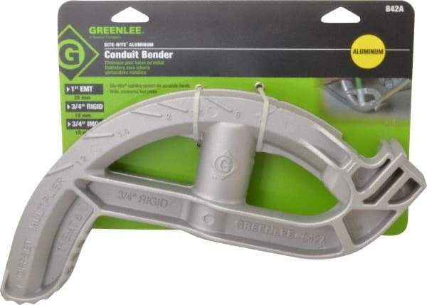 Greenlee - Hand Bender Head - 3/4" Rigid Capacity, Bends EMT, Rigid, IMC - Makers Industrial Supply