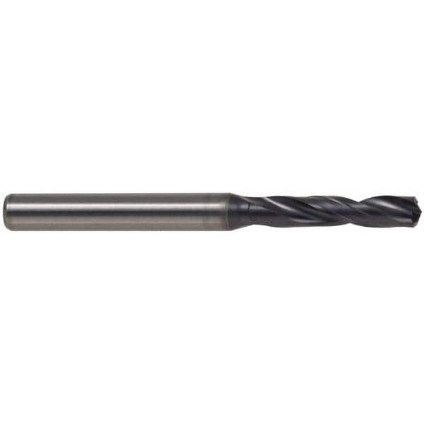 Kennametal - 3/8" 140° Spiral Flute Solid Carbide Screw Machine Drill Bit - Makers Industrial Supply