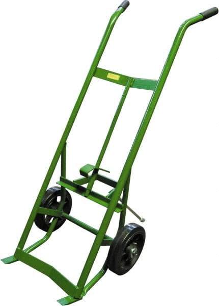 Fairbanks - 1,000 Lb Load Capacity, 30 & 55 Gal Drum Hand Truck - 24" Wide x 58" High, 2 Steel Wheels - Makers Industrial Supply