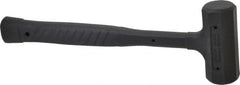 Paramount - 14 oz Head 1-1/8" Face Diam Rubber Dead Blow Hammer - 10-1/4" OAL, Rubber-Covered Steel Handle - Makers Industrial Supply