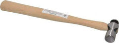 Paramount - 1/4 Lb Head Ball Pein Hammer - Wood Handle, 10-7/8" OAL - Makers Industrial Supply