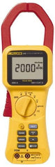 Fluke - 355, CAT IV, CAT III, Digital True RMS Clamp Meter with 2.2835" Clamp On Jaws - 600 VAC, 1000 VDC, 1400 AC Amps, 2000 DC Amps, Measures Voltage, Current, Frequency, Resistance - Makers Industrial Supply