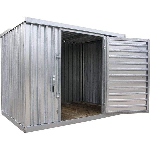 Vestil - 6' Long x 9" Wide, Storage Building - 4 Walls - Makers Industrial Supply